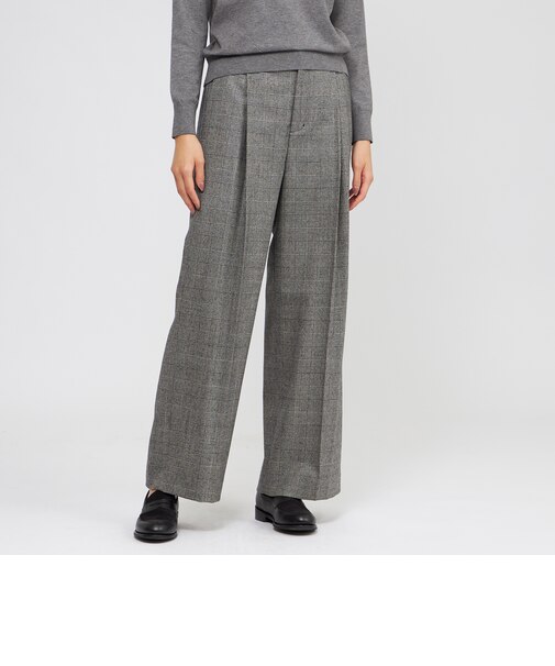 【eclat掲載】グレンチェック　パンツ