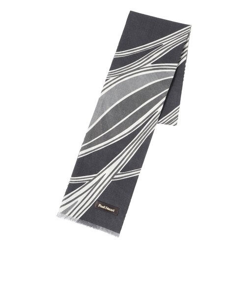 ウェーブ柄プリント　ミニストール