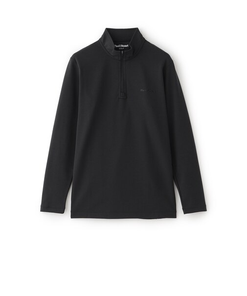 【GOLF Men's】ダブルフェイスハーフジップカットソー