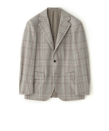 【WEB・一部店舗限定】【RING JACKET】PS別注・ベージュチェックジャケット