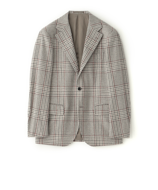 【WEB・一部店舗限定】【RING JACKET】PS別注・ベージュチェックジャケット