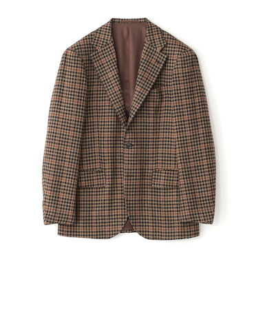 【WEB・一部店舗限定】【RING JACKET】ブラウンチェックジャケット
