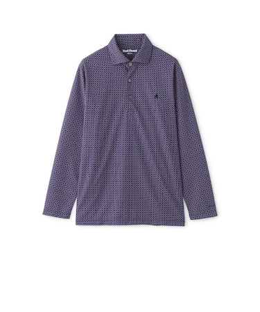 【GOLF Men's】ジオメトリックプリント・ポロ