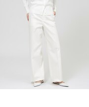 【ウォッシャブル】レーヨン混ストレッチデニム　パンツ