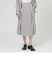 モノクロームグリッド　スカート