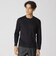 【ジャケット合わせに最適】長袖ドレスクルーネックTシャツ