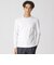 【ジャケット合わせに最適】長袖ドレスクルーネックTシャツ