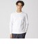 【ジャケット合わせに最適】長袖ドレスクルーネックTシャツ