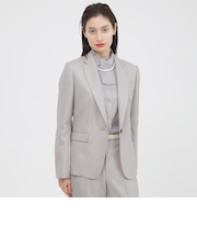 【WEB・一部店舗限定/防しわ性】ライトダブルウールIV　ジャケット