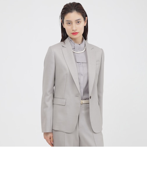 【WEB・一部店舗限定/防しわ性】ライトダブルウールIV ジャケット