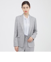 【WEB・一部店舗限定/防しわ性】ライトダブルウールIV　ジャケット