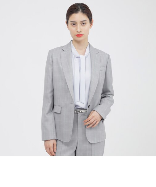 【WEB・一部店舗限定/防しわ性】ライトダブルウールIV　ジャケット