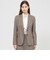 【WEB・一部店舗限定/ウォッシャブル】ファインウールフラノ　ジャケット