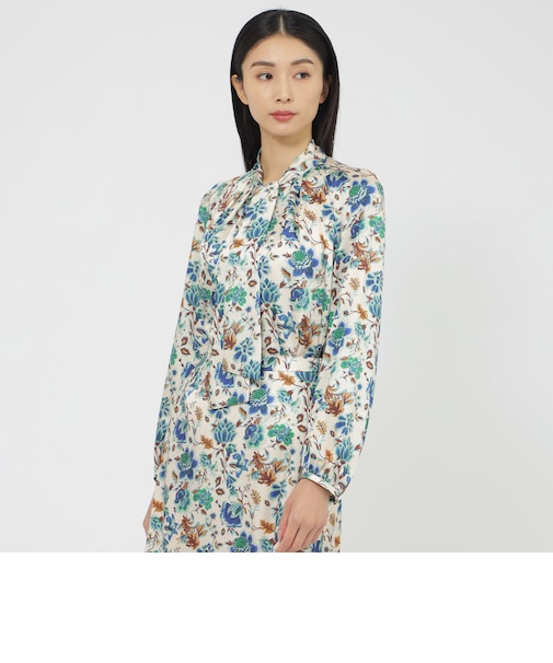 【ウォッシャブル】サラサフラワー　ブラウス