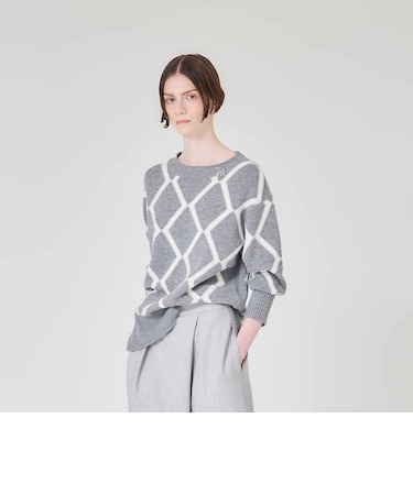 ブークレーインターシャ　プルオーバー