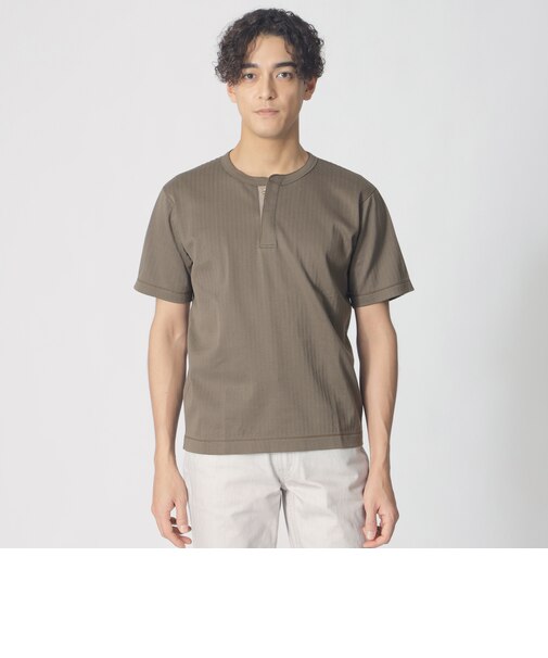 【COLLECTION LINE】ヘンリーネック/半袖Tシャツ