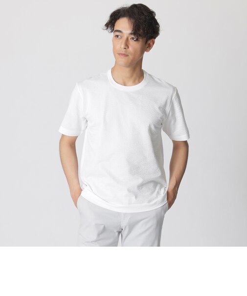 【WEB・一部店舗限定】ストライプサッカージャージー半袖Tシャツ