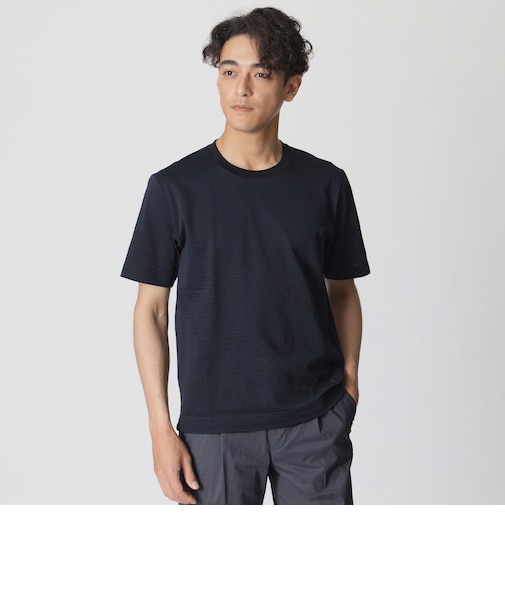 【WEB・一部店舗限定】ストライプサッカージャージー半袖Tシャツ