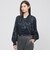 【eclat掲載】【ウォッシャブル】シフォンカットペイズリー　ブラウス