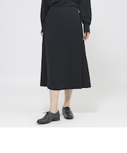 【ウォッシャブル】バックサテンジョーゼット　スカート