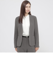 【WEB・一部店舗限定】【ウォッシャブル】トリアセダブルクロス　ジャケット