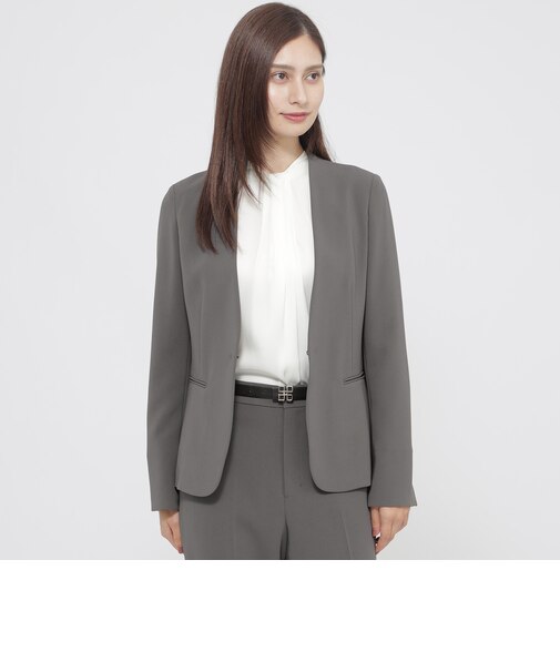 【WEB・一部店舗限定】【ウォッシャブル】トリアセダブルクロス　ジャケット