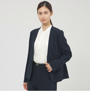 【WEB・一部店舗限定】【ウォッシャブル】トリアセダブルクロス　ジャケット