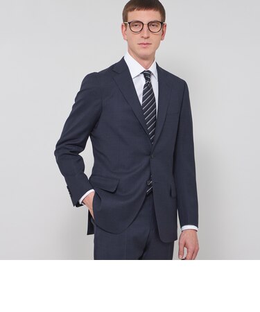 【NEW BRIDGE】【LoroPiana Fabric】マイクロチェックスーツ