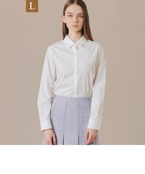 【L】【The Essential Collection】コットンブロードシャツ