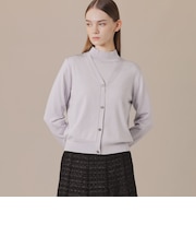 シルキーラメニットカーディガン