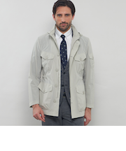 【BERWICK】【FEATHER-TECH PAC】【FLEX NYLON】ストレッチナイロンミリタリーブルゾン