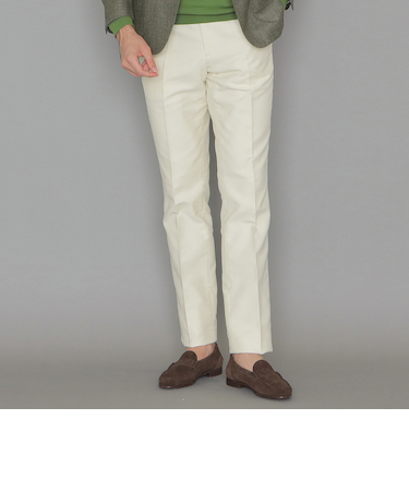 【LEON掲載】【Adjustable Fit】モールスキンスラックス