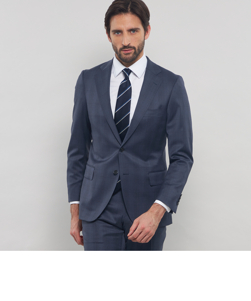 【NEW BRIDGE】【LoroPiana Fabric】グレンチェックスーツ