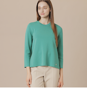 クリアコットンニットプルオーバー