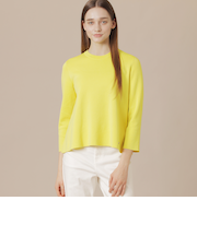 クリアコットンニットプルオーバー