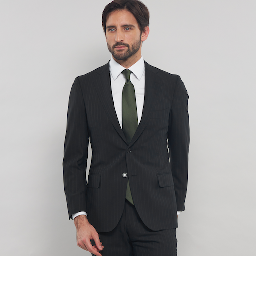 【NEW BRIDGE】Super110's コンビネーションストライプ