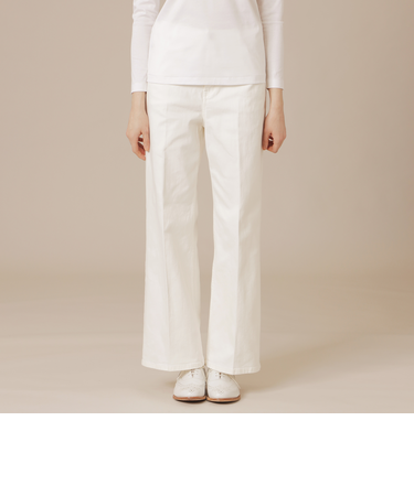 【婦人画報掲載】9.75オンスデニムワイドパンツ