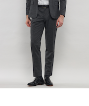 【FLEX JERSEY】ハイゲージジャカードグレンチェックセットアップパンツ