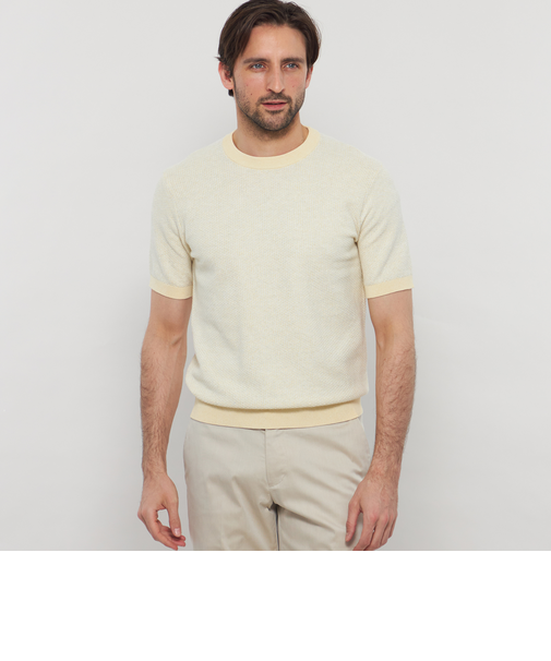 交編メランジコットンニットT