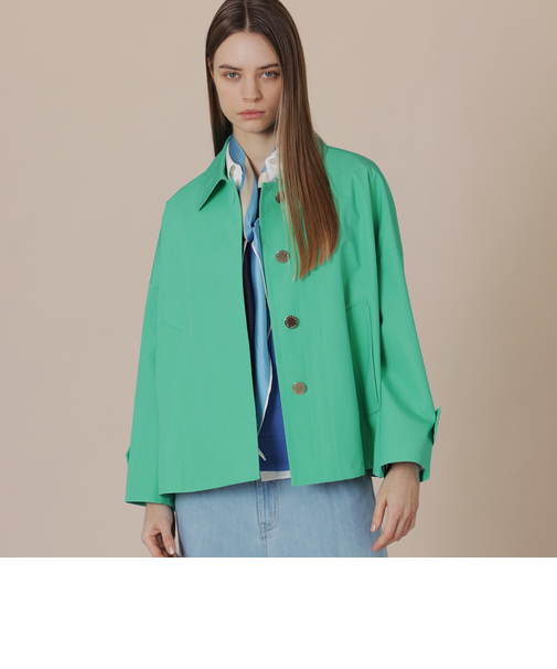 【ROSLEY/ロズリー】ウェザーコットンステンカラーショートコート