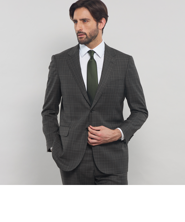 【OX BRIDGE】【DORMEUIL/ドーメル】コンビネーションチェックスーツ