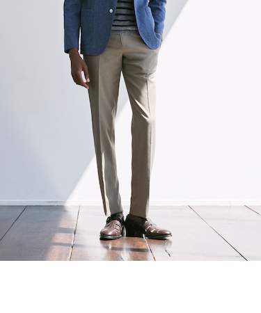 コットンストレッチドビーパンツ