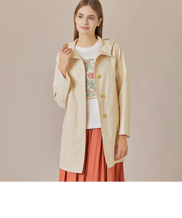 【WEB・一部店舗限定】【CHRYSTON/クリストン】コットンナイロンダンプフーデットコート