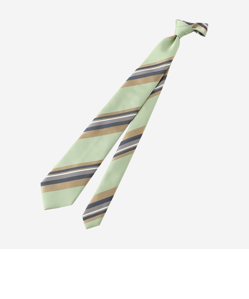 サテンストライプネクタイ