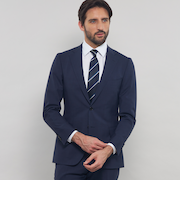 【NEW BRIDGE】Super110's ピンドットスーツ