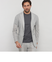 【WEB・一部店舗限定】【BREASY JACKET】メランジメッシュジャージーセットアップジャケット