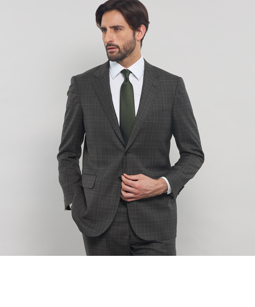 【OX BRIDGE】【DORMEUIL/ドーメル】コンビネーションチェックスーツ