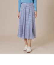 ポリゴナルパターンプリントスカート