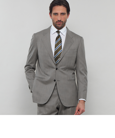 ウールシルク シャークスキンスーツ