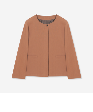 リネンレーヨンストレッチジャケット